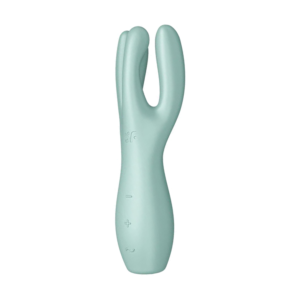 Кліторальний вібратор Satisfyer Threesome 3 Vibrator м'ятний, 1 шт
